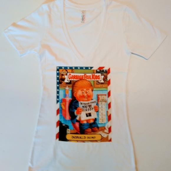 Women V Neck Donald Trump T Shirt - Picture 2 of 3